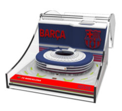 Bloc de notas 3D FC Barcelona Estadio Spotify Camp Nou