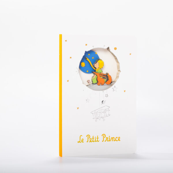 Cuaderno 3D Principito (M Blanco)