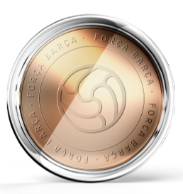Moneda Oficial FC Barcelona Coleccionable Força Barça Bronce