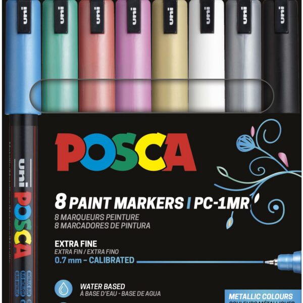 PC-1MR/8C SET COLORES METÁLICOS