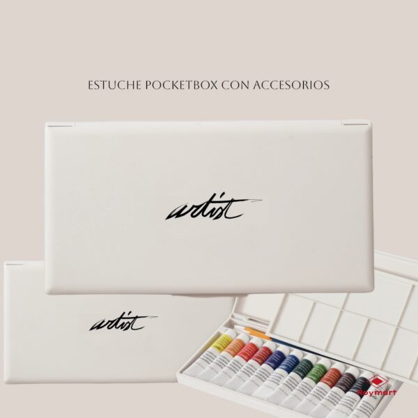 ESTUCHE 15 PZAS POCKETBOX NEON ACRYLIC 12 ML