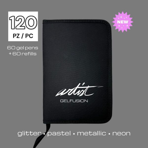 SET 60 BOLIS GEL 0,8MM Y 60 RECAMBIOS ,5 TINTAS