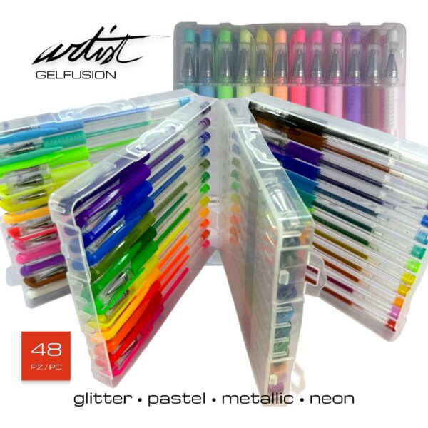 MALETA 48 BOLIS GEL,4 TINTAS SURTIDAS