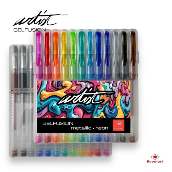 MALETA 12 BOLIS GEL NEON