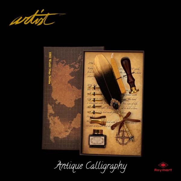 SET PLUMA ARTIST CALLIGRAPHY LUXURY STONE,4 COL.