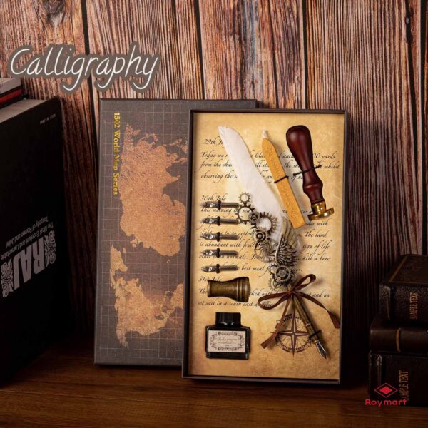 SET PLUMA ARTIST MASTERPIECE CALLIGRAPHY COMP,4 C.