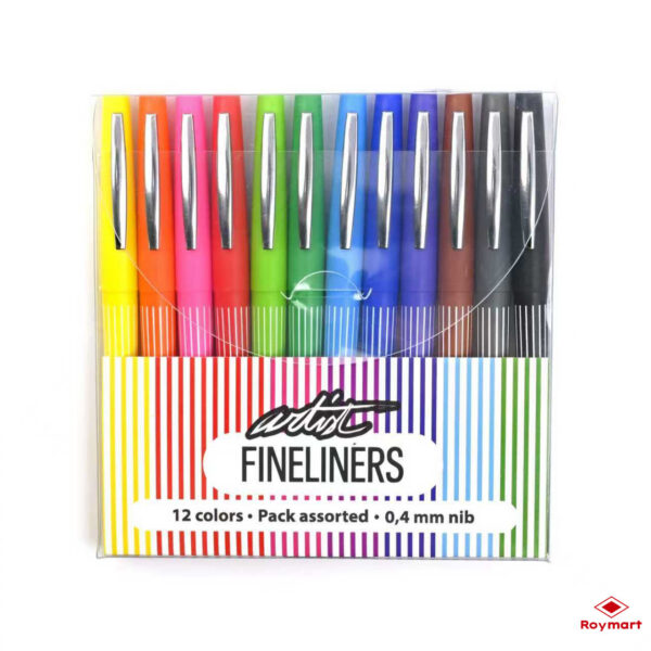 ESTUCHE 12 FINELINER ARTIST 12 COLORES