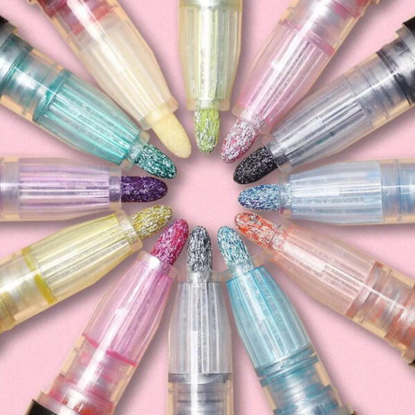 SET 12 ROTULADORES OUTLINER BICOLOR NEON PASTEL