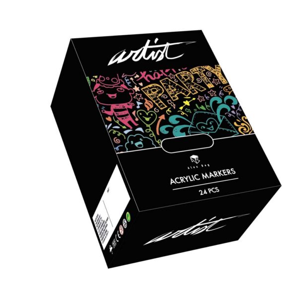 ESTUCHE ACRILICOS GAMA ARTIST,ORGANIZADOR 24 COL.