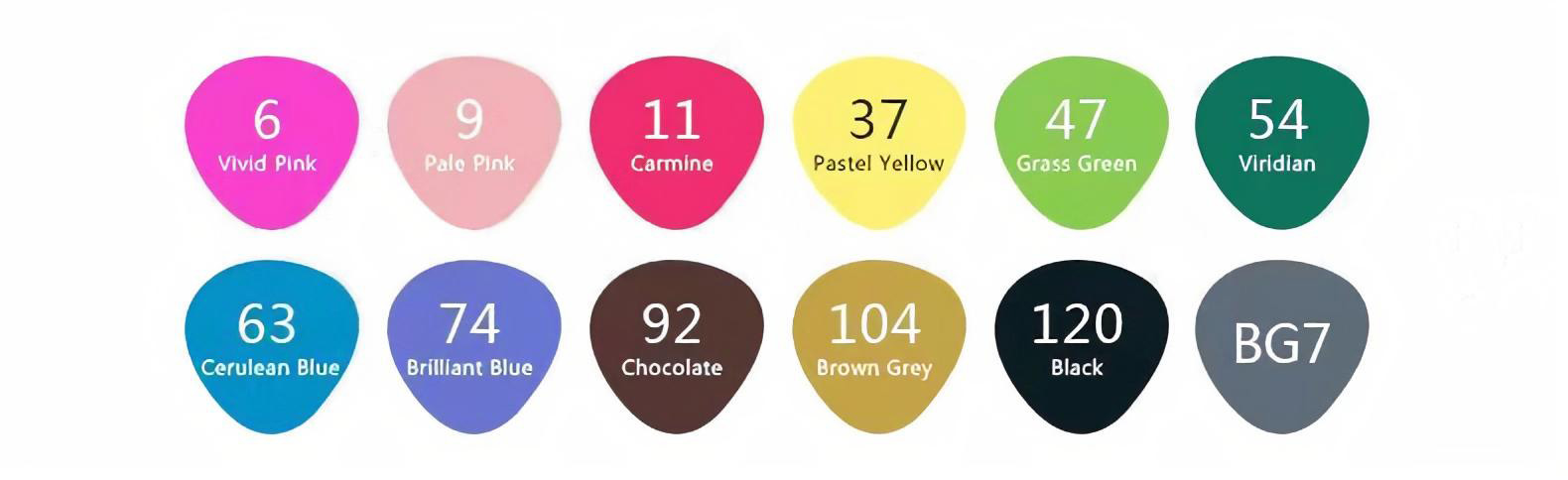 ESTUCHE GAMA ARTIST 12 BASIC COLORS
