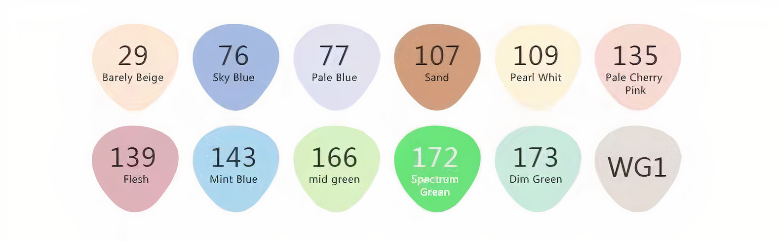 ESTUCHE GAMA ARTIST 12 PASTEL COLORS