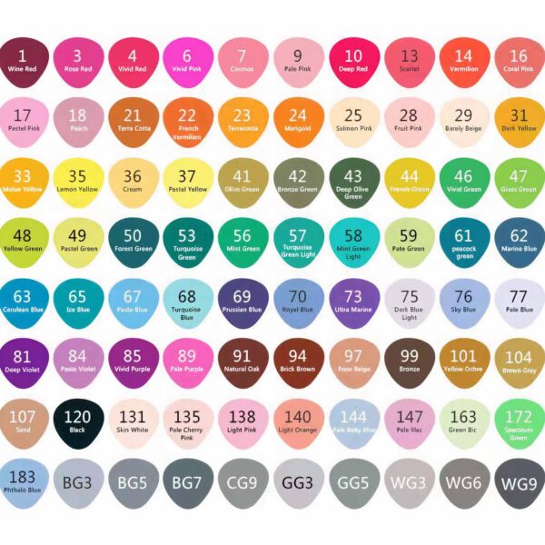 LUXURY CANVAS GAMA ARTIST 80 COLORES