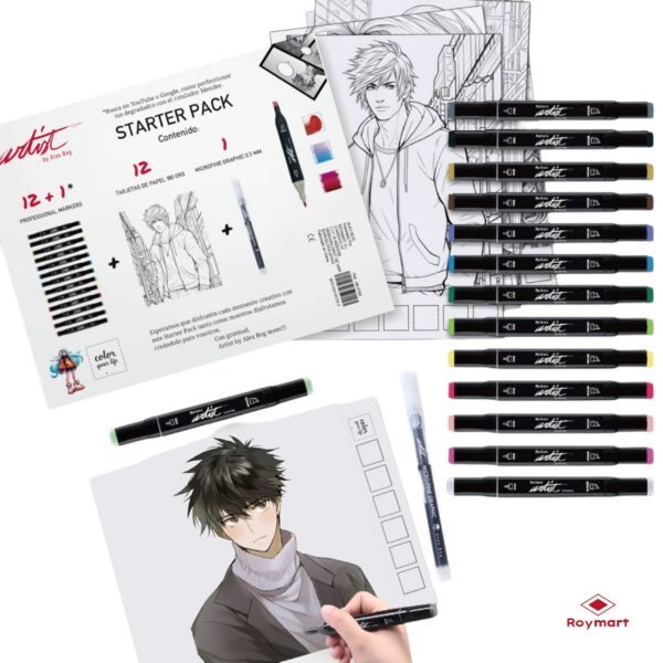 STARTER PACK MANGA ANIME COMIC 26 PIEZAS