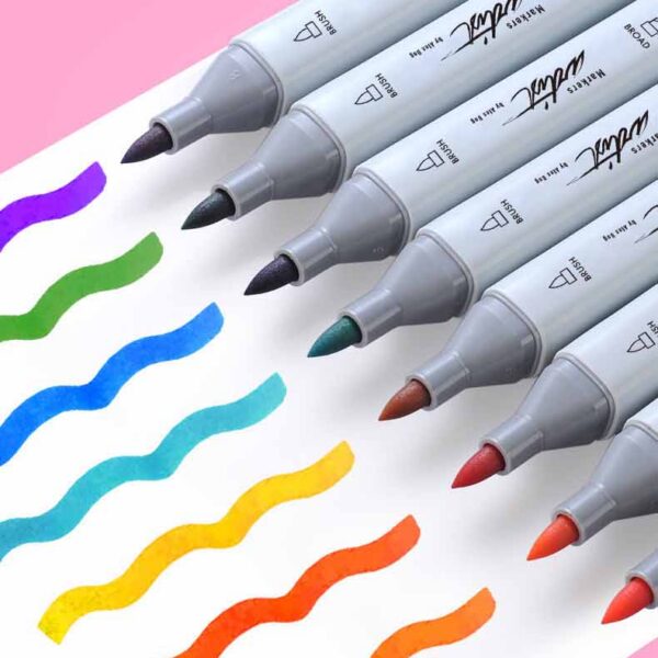 CANVAS LUXE PROFESSIONAL BRUSH MARKER 60 COLORES