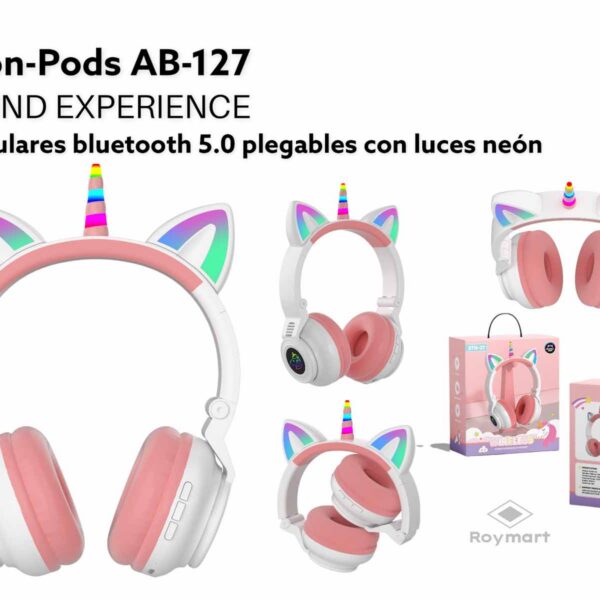 AURICULARES UNICORN STN27 BLUETOOTH 5.0 , 4 COL.