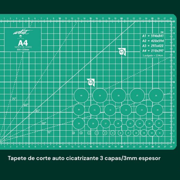 TAPETE DE CORTE VADE ARTIST A4,3mm