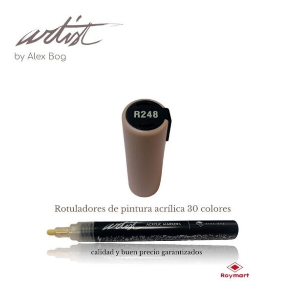 ESTUCHE 12 ROTUL.ACRILICO R248 BEIG PASTEL