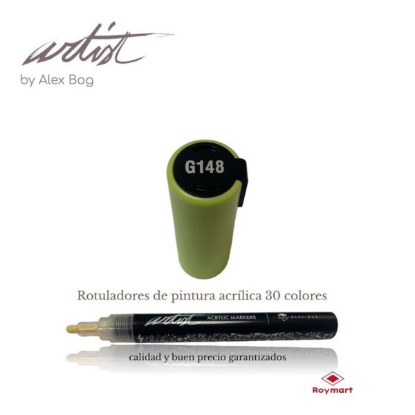 ESTUCHE 12 ROTUL.ACRILICO G148 VERDE LIMA