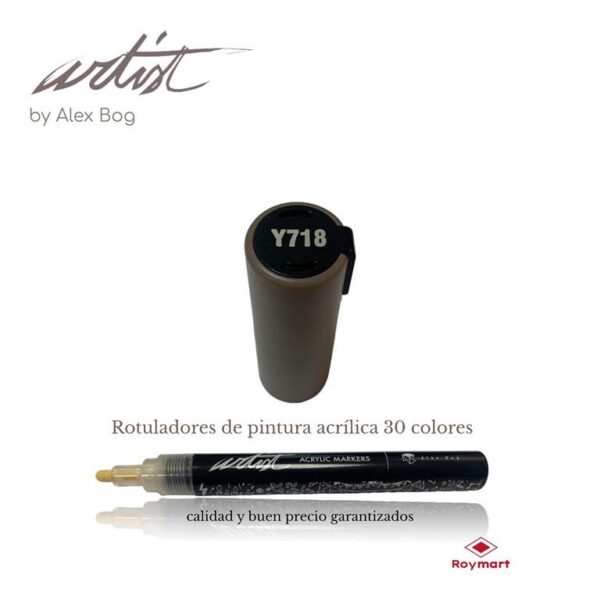 ESTUCHE 12 ROTUL.ACRILICO Y718 TIERRA