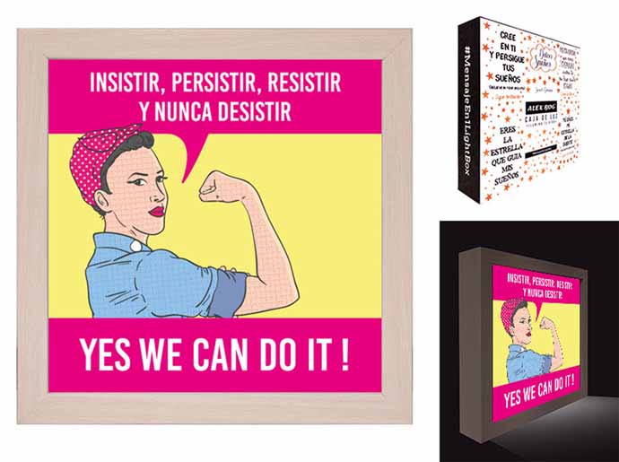 CAJA LUZ YES WE CAN DO IT