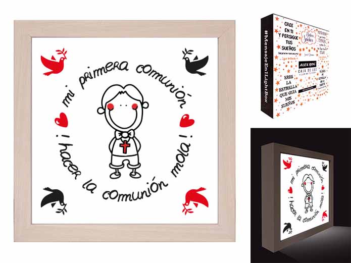 NUEVA CAJA LUZ , HACER LA COMUNION MOLA BOY