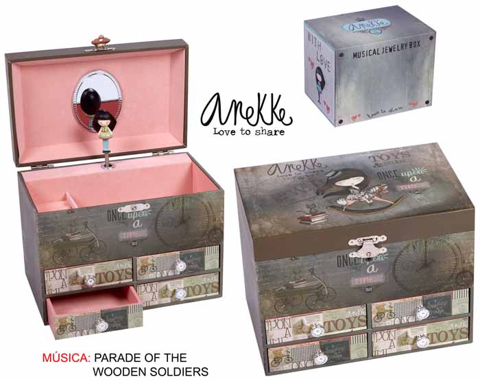 JOYERO 4 CAJONES ANEKKE COL.STORIES