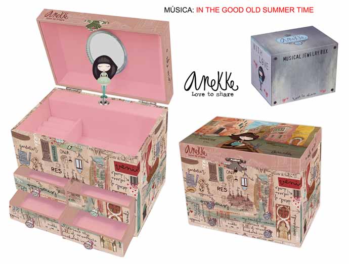 JOYERO 4 CAJONES ANEKKE COL.VENEZIA