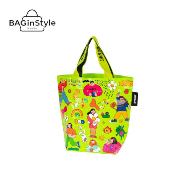 PP WOVEN BAG PEQUEÑA GIRLS TIME