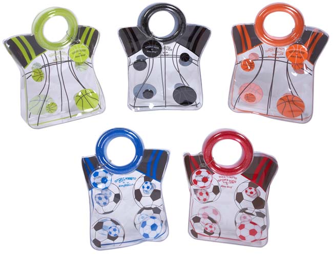 BOLSA PLASTICO DEPORTES , 5 COLORES