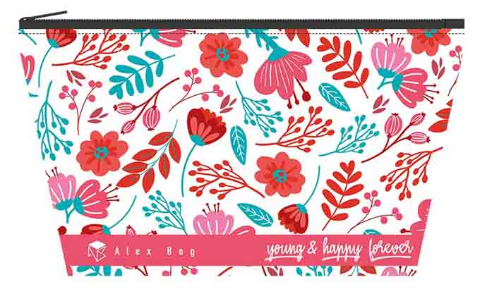 NECESER PORTATODO RED LEAVES