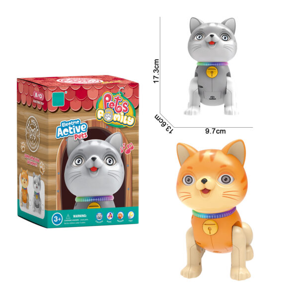 GATITO ACROBATA CON LUZ Y SONIDO