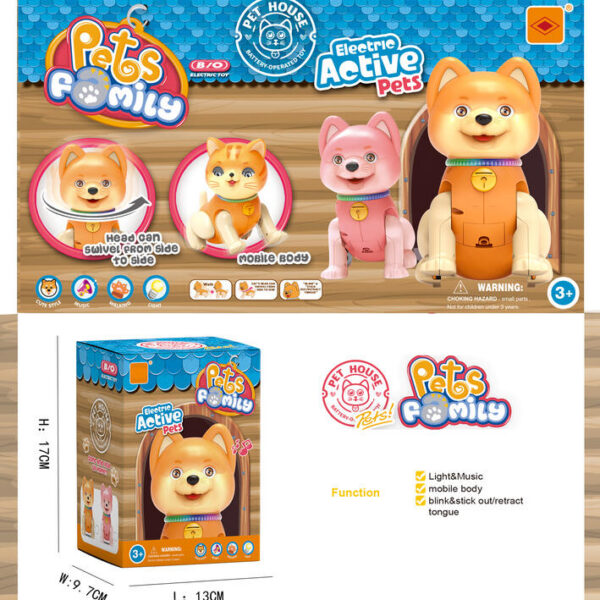 PERRITO ACROBATA CON LUZ Y SONIDO