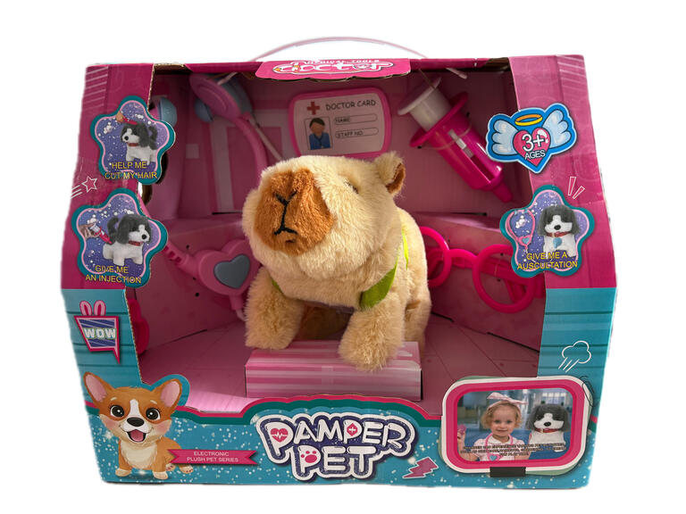 SET MASCOTA BEAR CON SONIDO DOCTOR,2 MODELOS