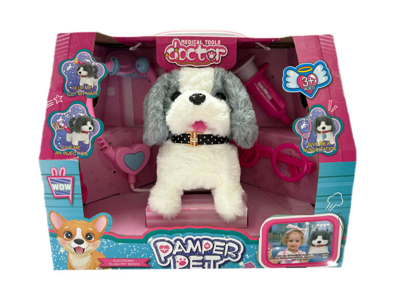 SET MASCOTA DOG CON SONIDO DOCTOR,2 MODELOS