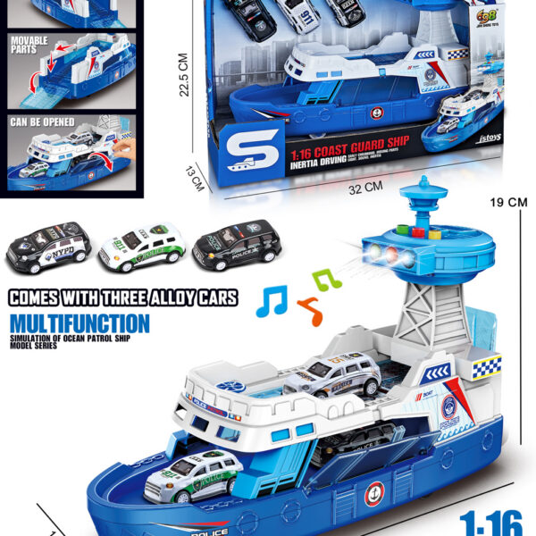GUARDACOSTAS MULTIFUNCION LUZ Y SONIDO