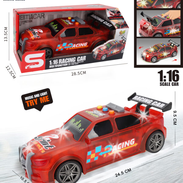 RACING CAR MULTIFUNCION LUZ Y SONIDO ESC.1:16