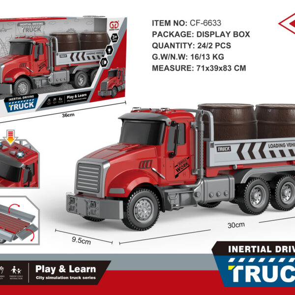 CAMION PORTATONELES CON LUZ Y SONIDO