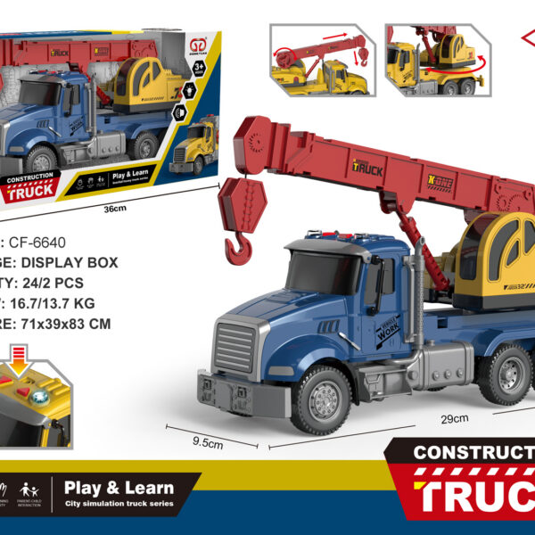 CAMION GRUA CON LUZ Y SONIDO