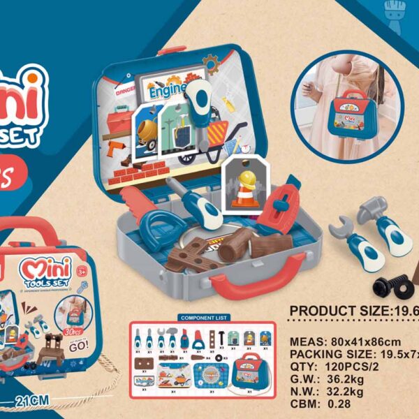 MALETITA BOLSO MINI TOOLS SET 30 PIEZAS