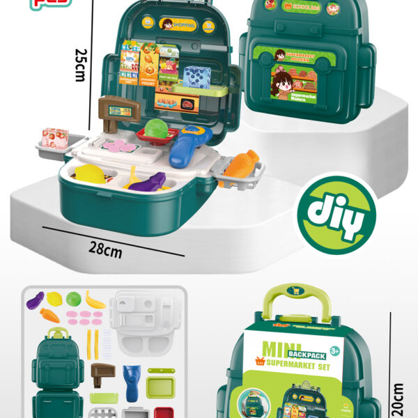 MALETITA CON ASA 28 PIEZAS SUPERMARKET