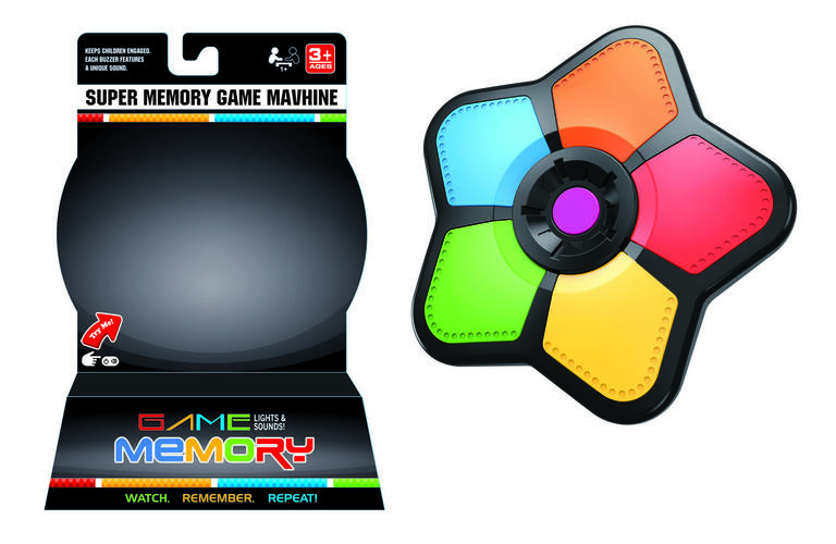 JUEGO DE MEMORIA PENTAGONAL LUZ Y SONIDO