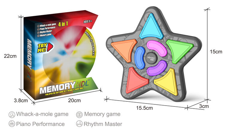 MEMORY PLAYER 4 EN 1 PENTAGONO