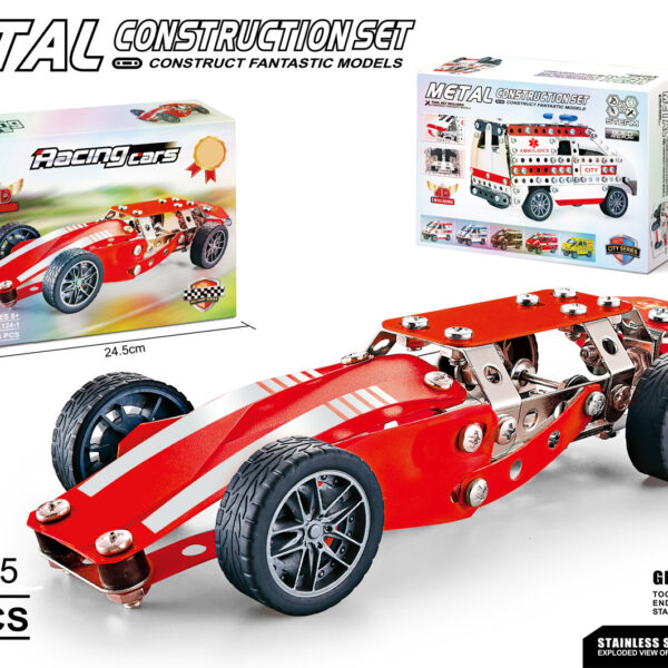 PUZZLE CONSTRUCCION RACING CAR ROJO,133 PZAS.