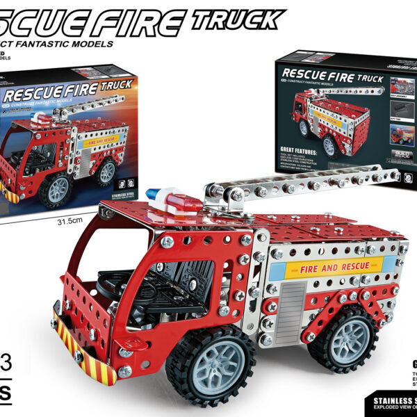 PUZZLE CONSTRUCCION CAMION BOMBEROS ,287 PZAS.