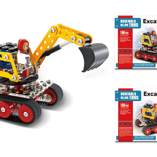 PUZZLE CONSTRUCCION EXCAVADORA 186 PZAS.