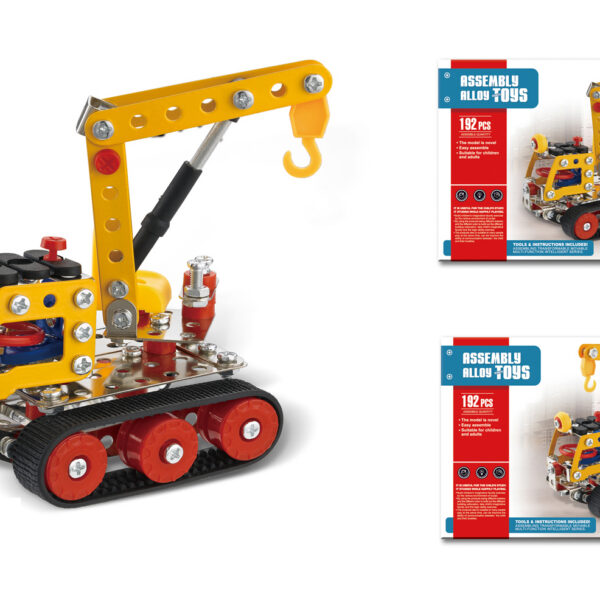 PUZZLE CONSTRUCCION CAMION GRUA 192 PZAS.