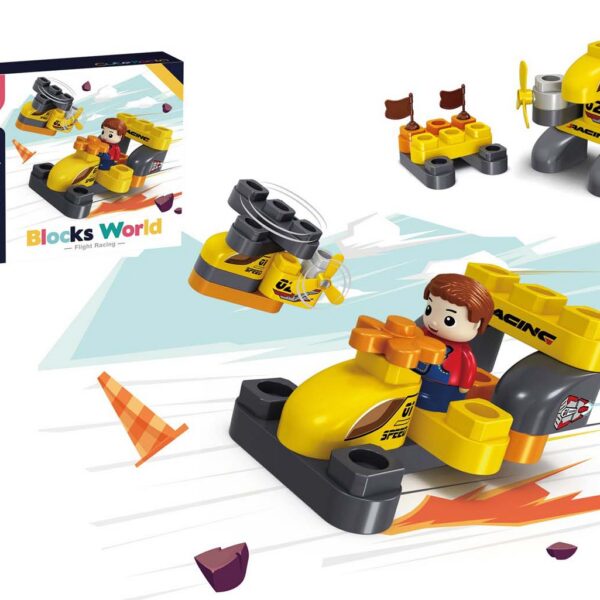 SET MONTAJE BLOQUES COCHE 18 PIEZAS 2 EN 1