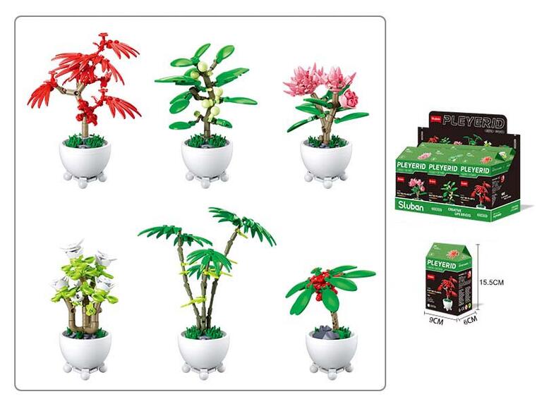 BRIC SET 6 PIEZAS ARBOLES