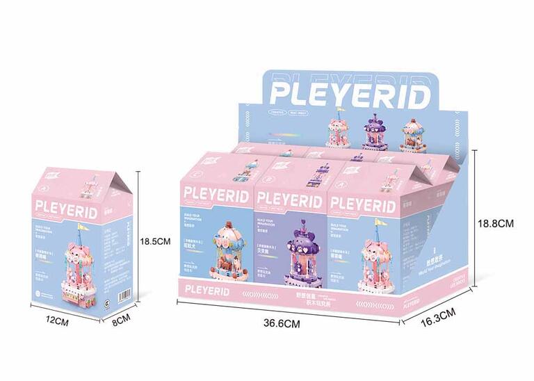 BRIC SET 6 PIEZAS CARRUSELES