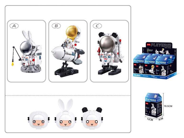 BRIC SET 6 PIEZAS SPACE